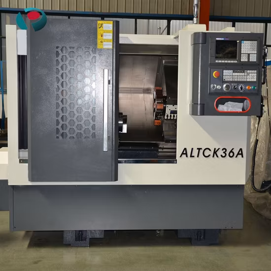 Mini Slant Bed Metal Lathe Machine Tool Tck36A China Lathe CNC Machine Tools