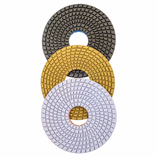 4inch Resin Bonded Granite Flexible Polishing Pads