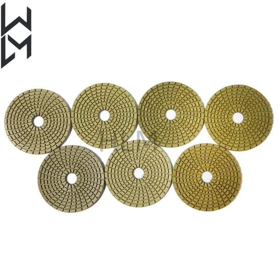 18 Pieces 4 Inch Diamond Polishing Pads Set, 16 Pieces 30