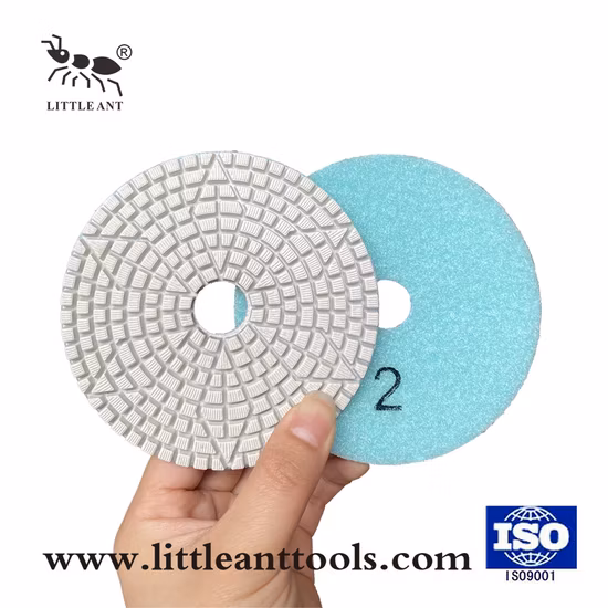 Good Premium 3 Step Pad Diamond Wet Polishing Pad for Engineered Stone Granite Marble